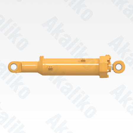 Side view of replacement ripper tilt hydraulic cylinder for Caterpillar D10T track dozer, OEM part number 4T-9977