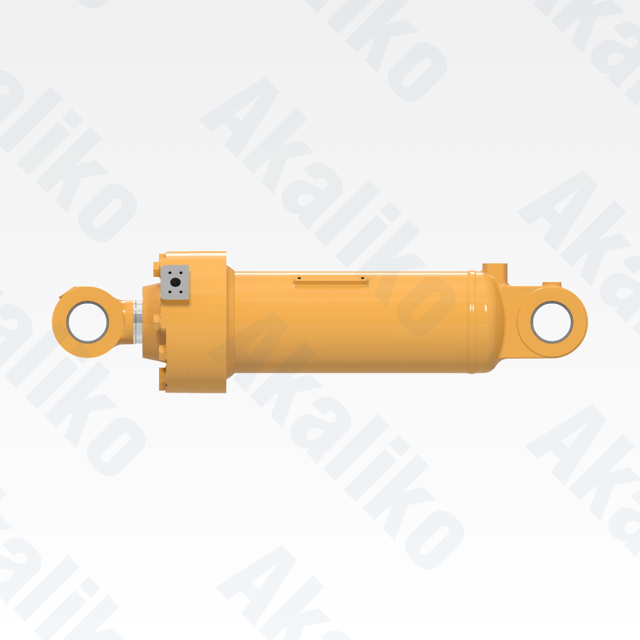 Side view of replacement ripper lift hydraulic cylinder for Caterpillar D10T2 track dozer, OEM part number 374-2276