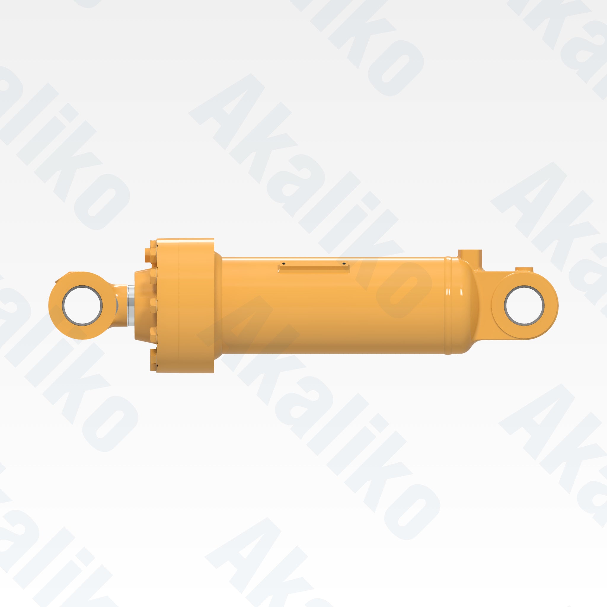 Side view of replacement ripper lift hydraulic cylinder for Caterpillar D10T2 track dozer, OEM part number 374-2277