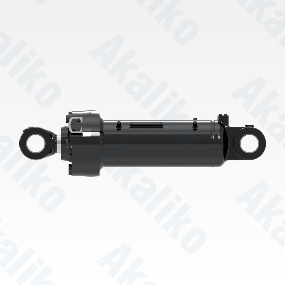 Side view of replacement ripper lift hydraulic cylinder for Caterpillar D10T2 track dozer, OEM part number 521-8394