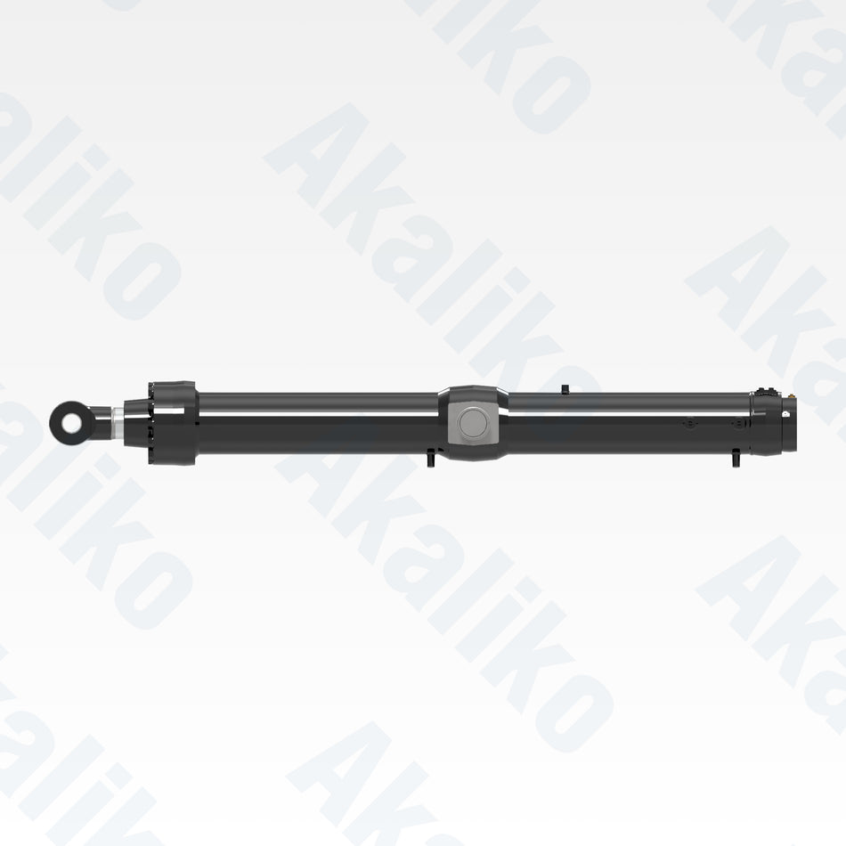 Side view of replacement blade lift hydraulic cylinder for Caterpillar D11 track loader, OEM part number 561-7983