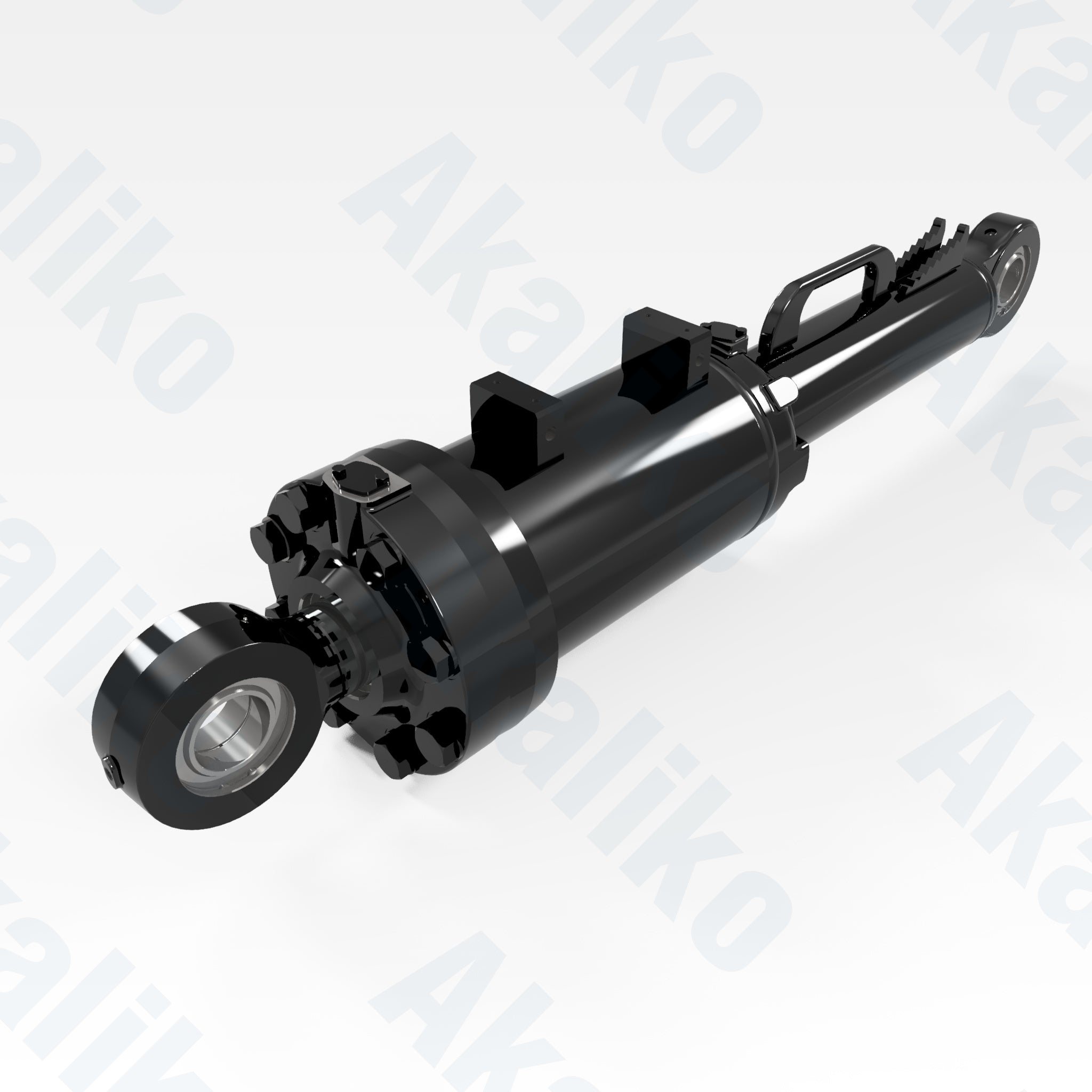 Replacement blade tilt hydraulic cylinder for Caterpillar D11 track loader, OEM part number 527-5519, aftermarket heavy equipment parts