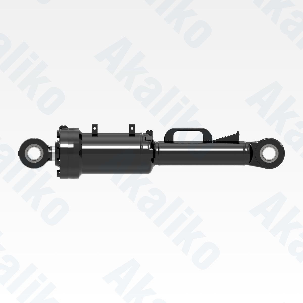 Side view of replacement blade tilt hydraulic cylinder for Caterpillar D11 track loader, OEM part number 527-5519