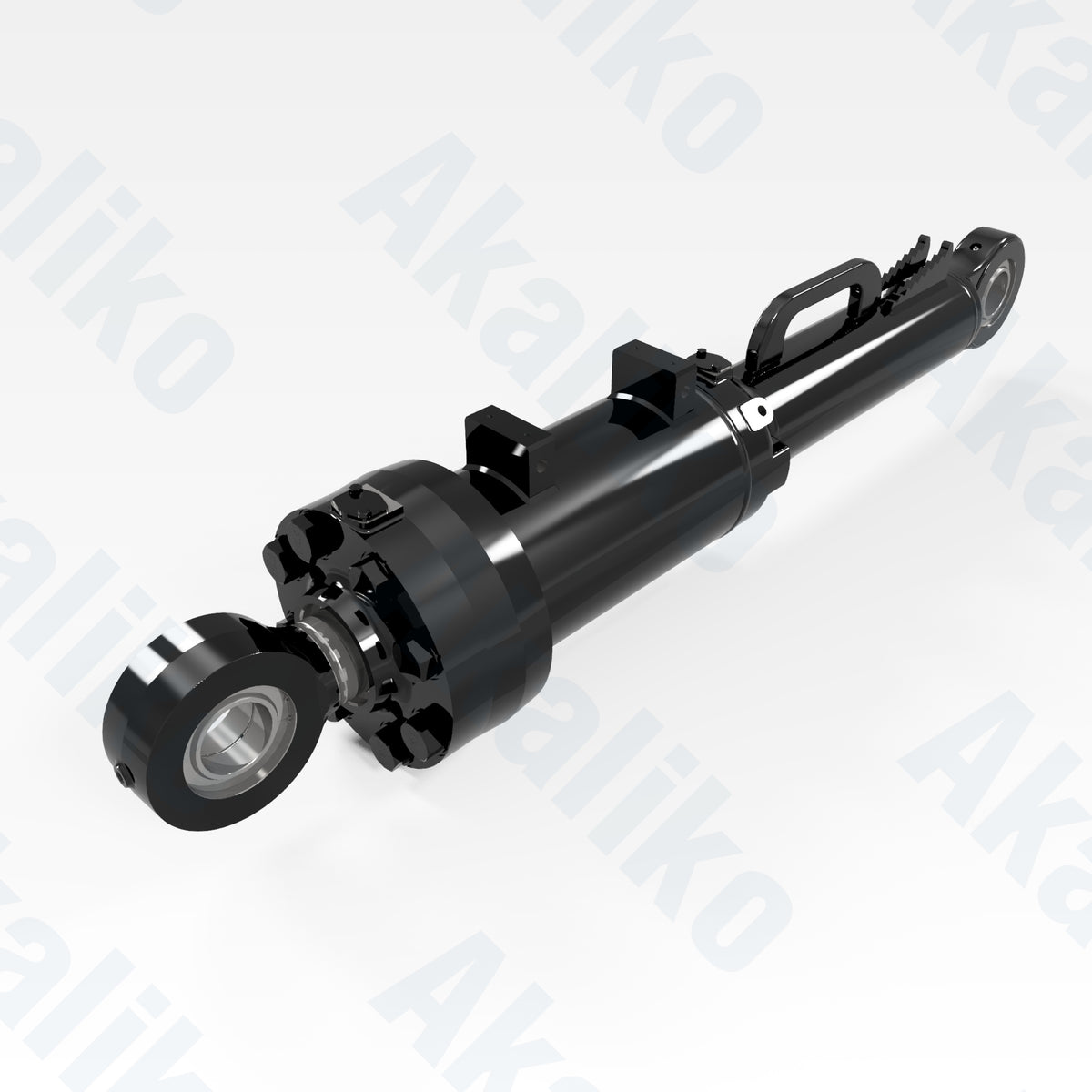 Replacement blade tilt hydraulic cylinder for Caterpillar D11 track loader, OEM part number 561-6915, aftermarket heavy equipment parts