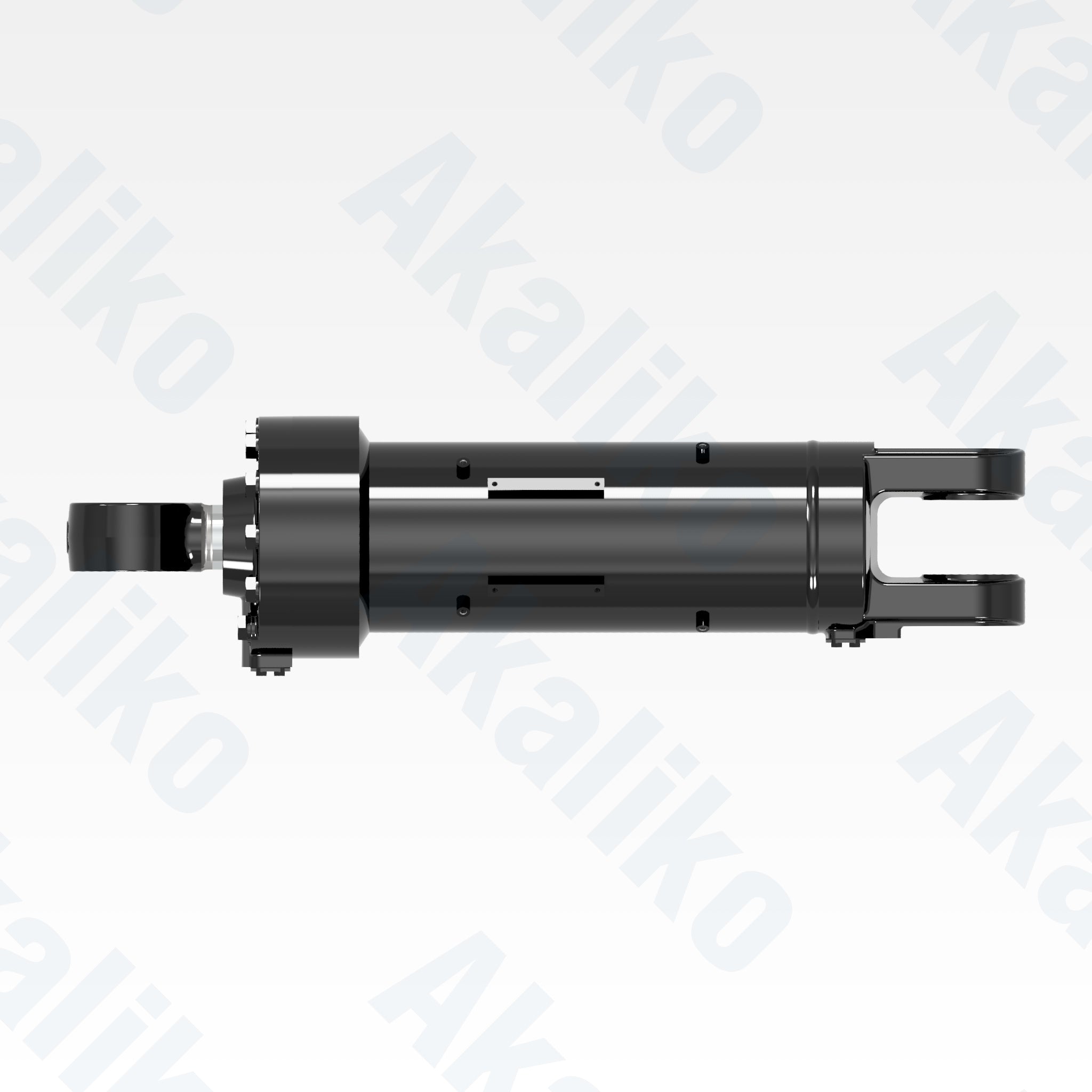 Top view of replacement ripper lift hydraulic cylinder for Caterpillar D11 track loader, OEM part number 561-7470