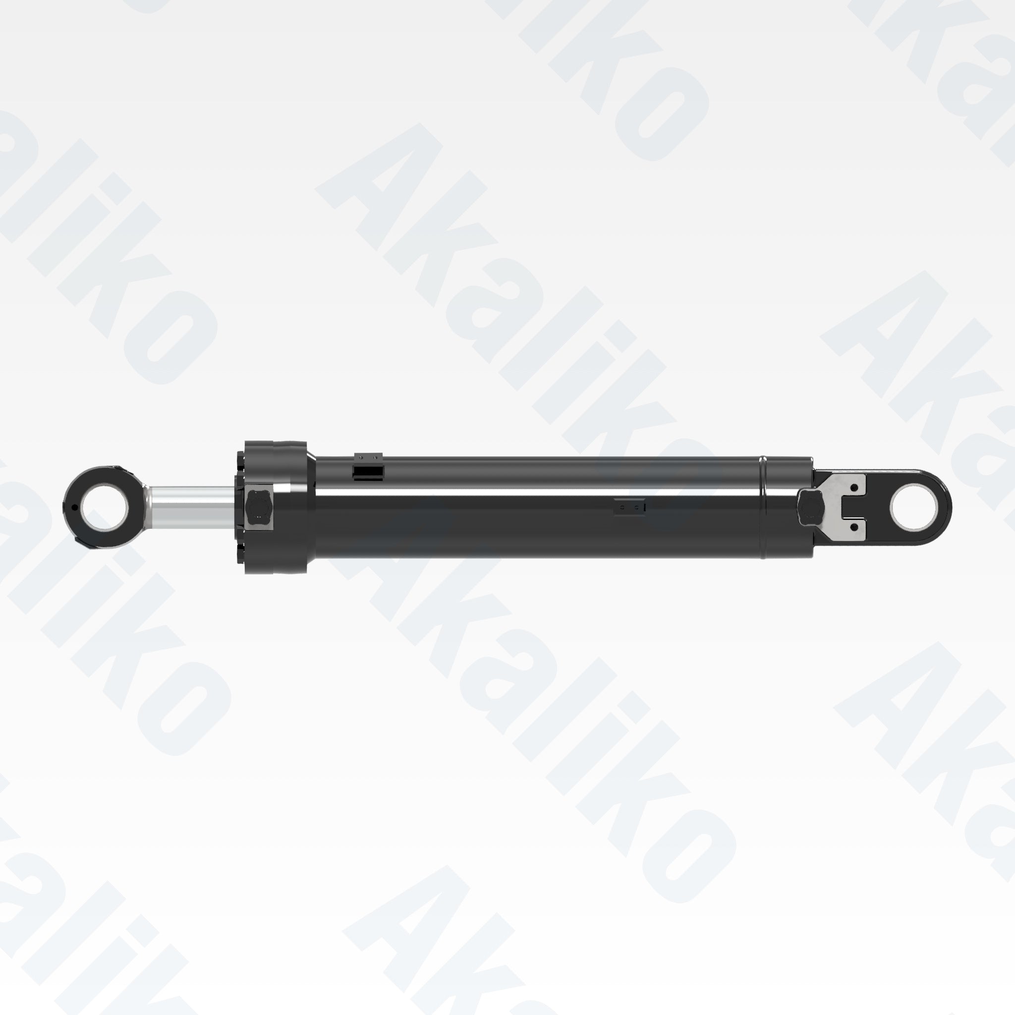Side view of replacement ripper tilt hydraulic cylinder for Caterpillar D11 track loader, OEM part number 561-7953