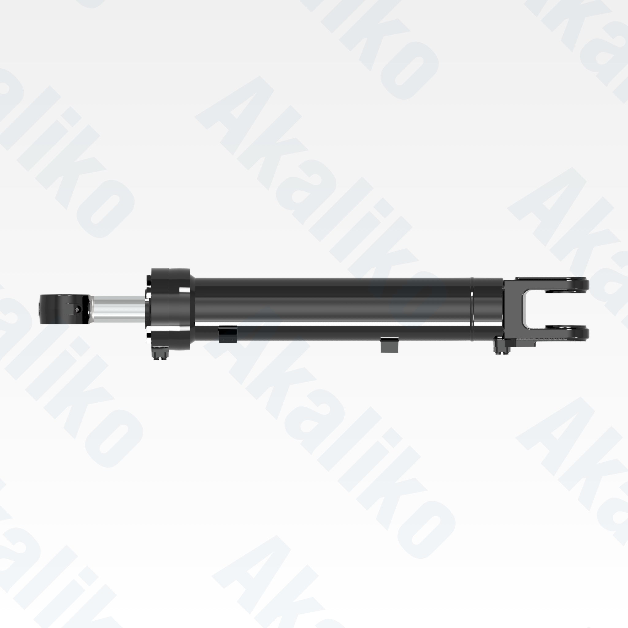 Top view of replacement ripper tilt hydraulic cylinder for Caterpillar D11 track loader, OEM part number 561-7953