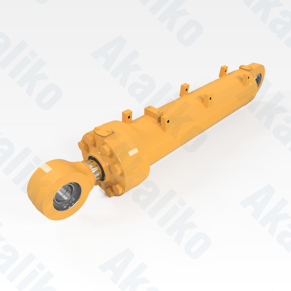 Replacement blade tilt hydraulic cylinder for Caterpillar D11R track dozer, OEM part number 521-8421, aftermarket heavy equipment parts