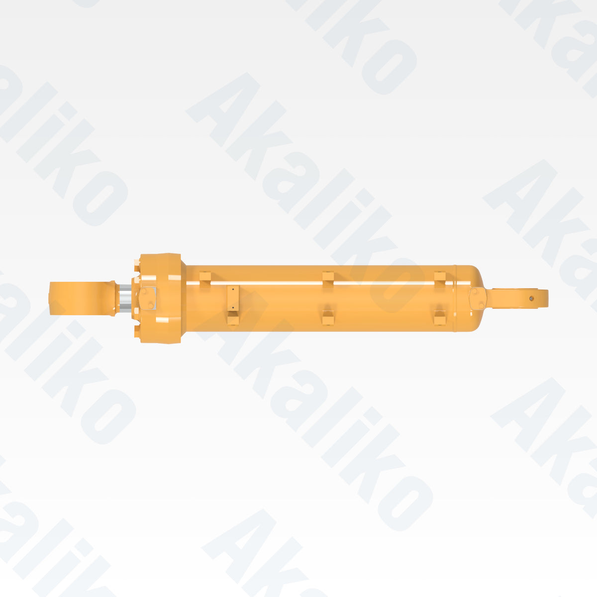 Top view of replacement blade tilt hydraulic cylinder for Caterpillar D11R track dozer, OEM part number 521-8421