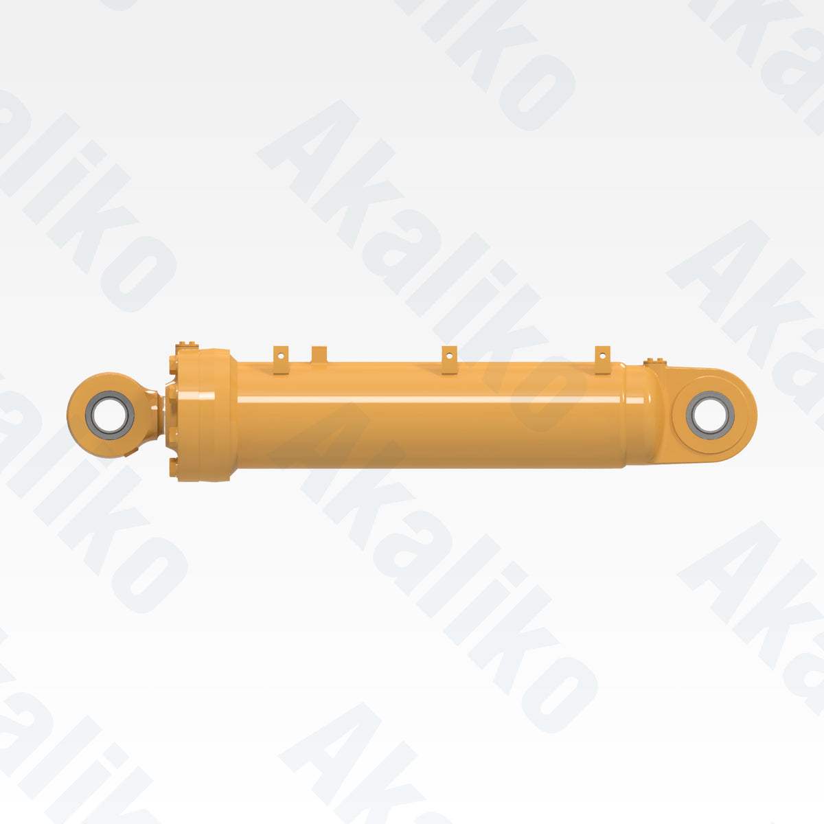 Side view of replacement blade tilt hydraulic cylinder for Caterpillar D11R track dozer, OEM part number 521-8422
