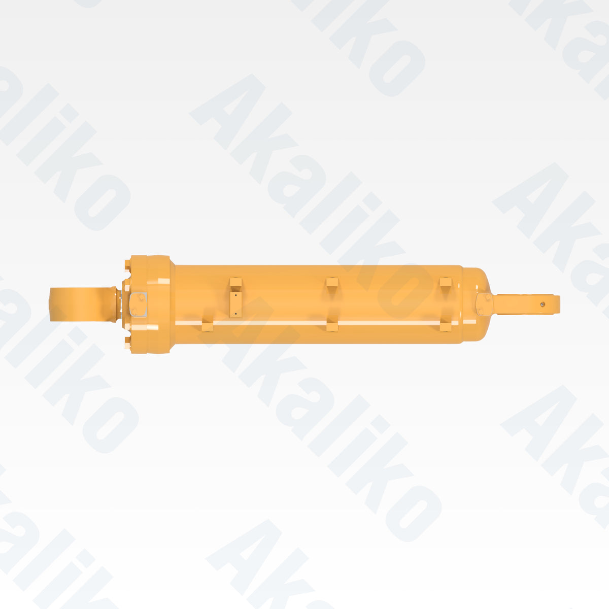 Top view of replacement blade tilt hydraulic cylinder for Caterpillar D11R track dozer, OEM part number 521-8422