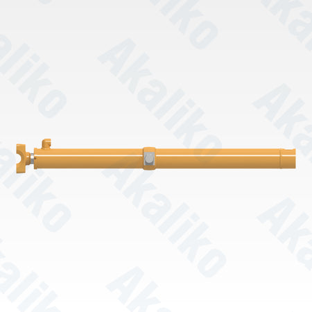 Side view of replacement blade lift hydraulic cylinder for Caterpillar D6R track loader, OEM part number 417-6242