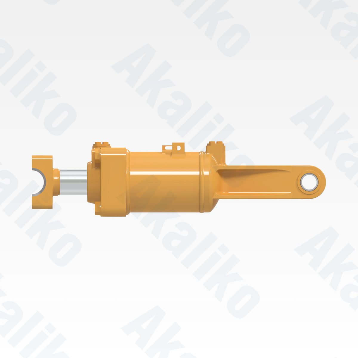 Side view of replacement blade tilt hydraulic cylinder for Caterpillar D6R track loader, OEM part number 233-9134
