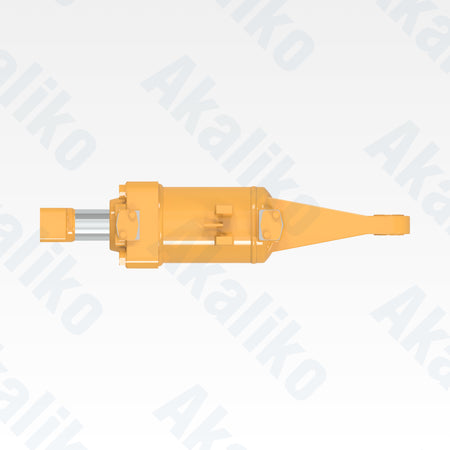 Top view of replacement blade tilt hydraulic cylinder for Caterpillar D6R track loader, OEM part number 233-9134