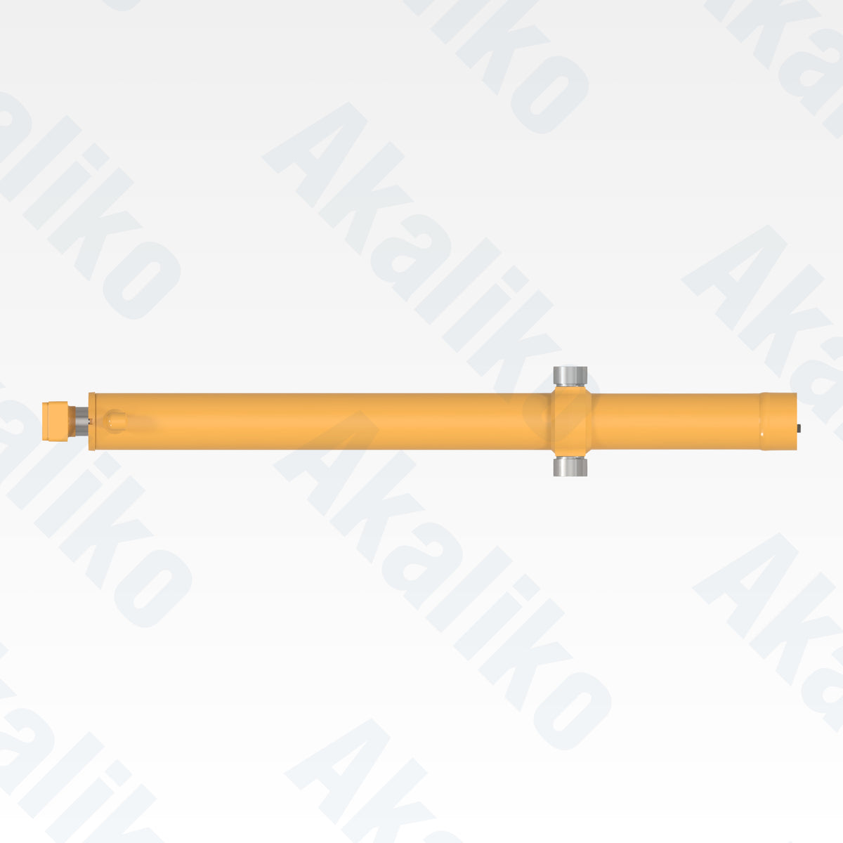 Top view of replacement blade lift hydraulic cylinder for Caterpillar D9R track loader, OEM part number 165-8633