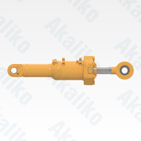 Side view of replacement blade tilt hydraulic cylinder for Caterpillar D9R track loader, OEM part number 521-8442