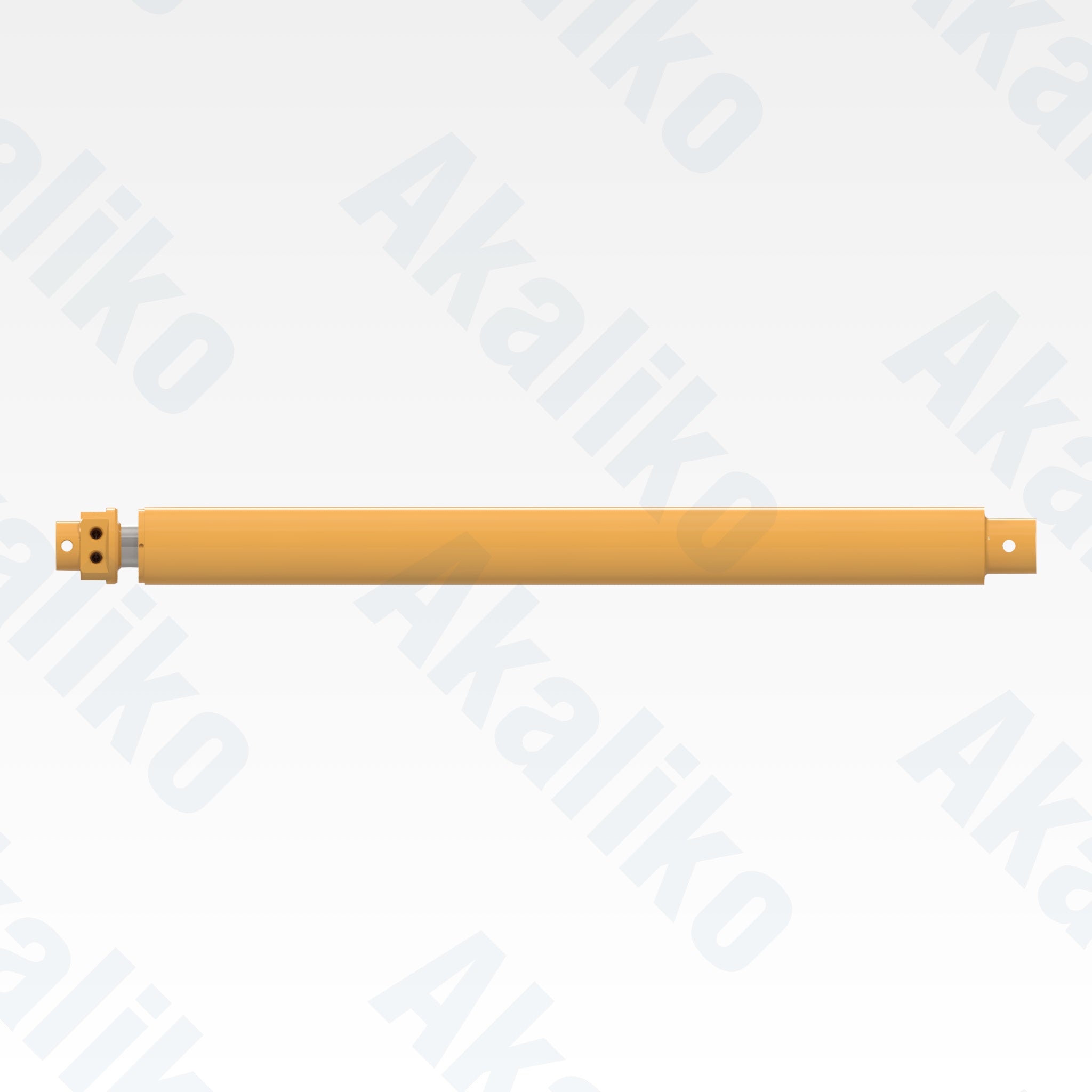 Side view of replacement front jack hydraulic cylinder for Caterpillar MD6250 rotary drill, OEM part number 510-8157