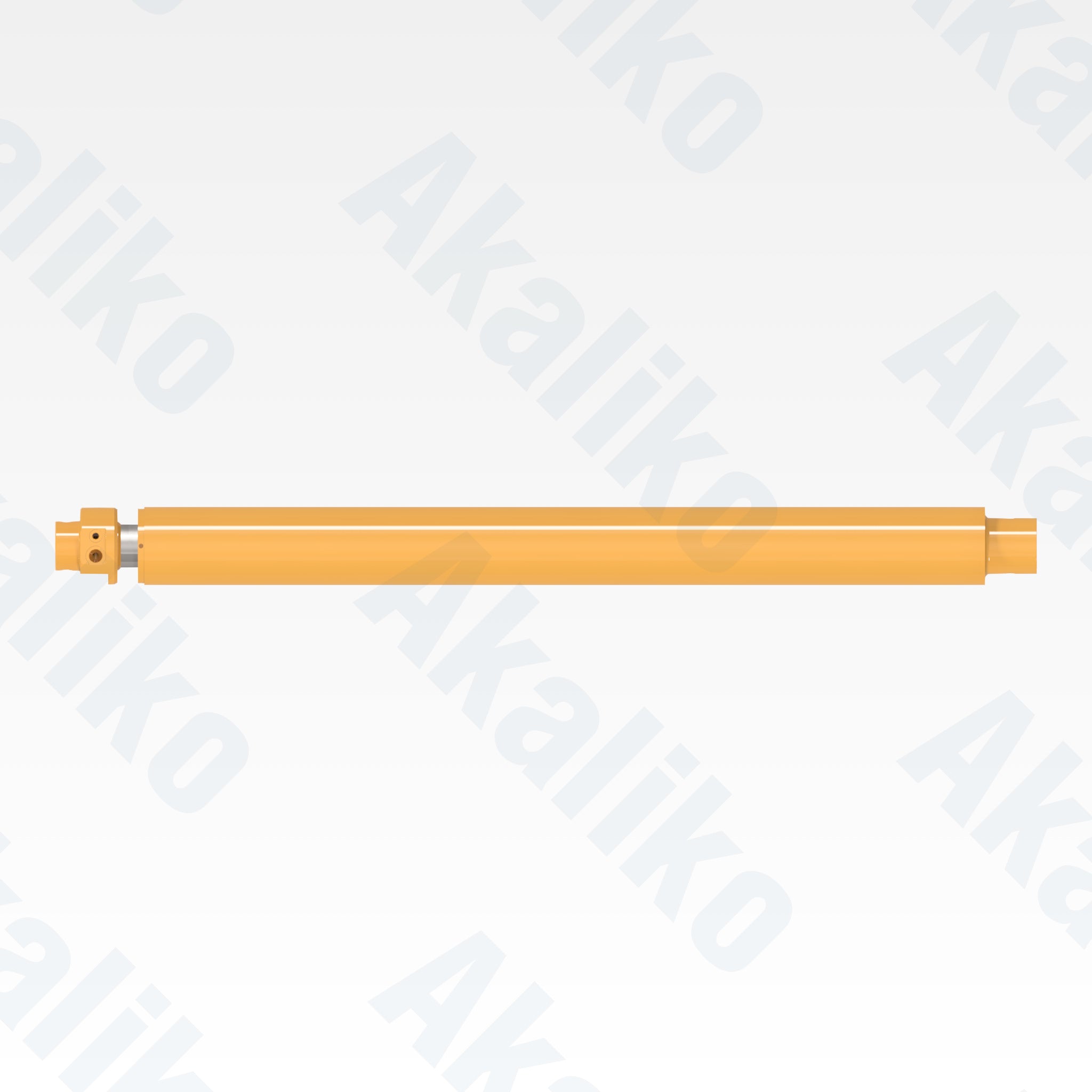 Top view of replacement front jack hydraulic cylinder for Caterpillar MD6250 rotary drill, OEM part number 510-8157