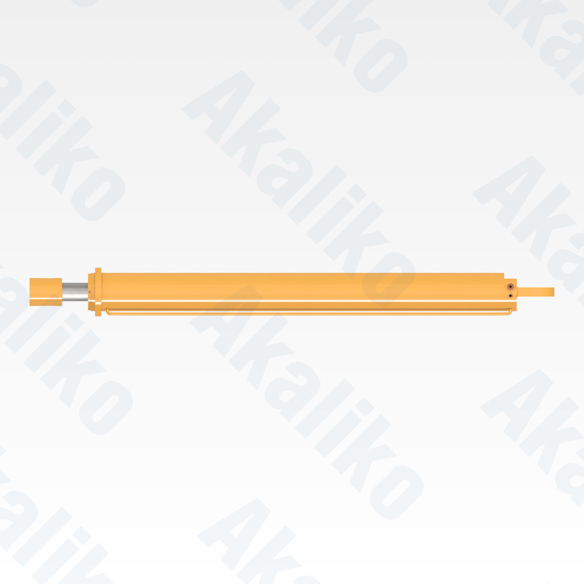 Top view of replacement jack leveling hydraulic cylinder for Caterpillar MD6250 rotary drill, OEM part number 475-0582