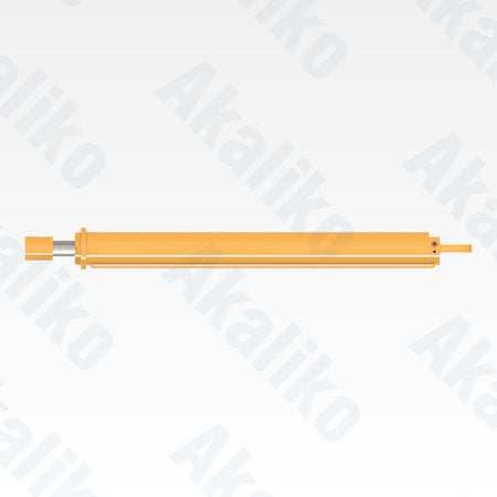 Top view of replacement jack leveling hydraulic cylinder for Caterpillar MD6250 rotary drill, OEM part number 475-0582