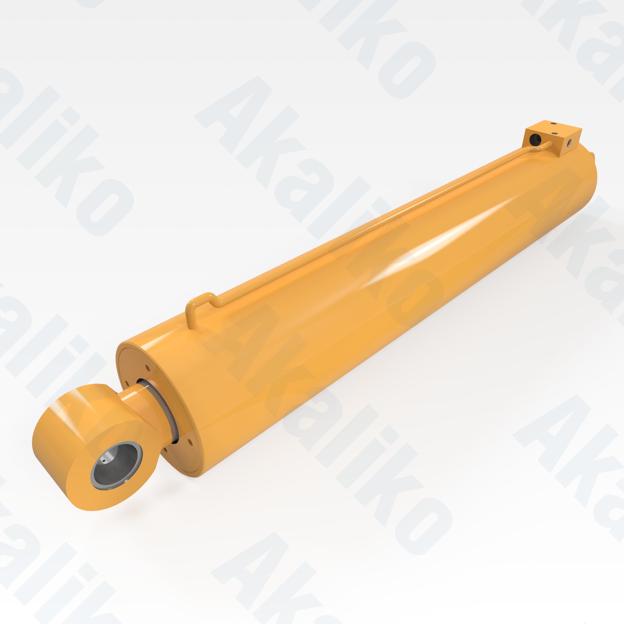 Replacement mast raise hydraulic cylinder for Caterpillar MD6250 rotary drill, OEM part number 518-7837, aftermarket heavy equipment parts