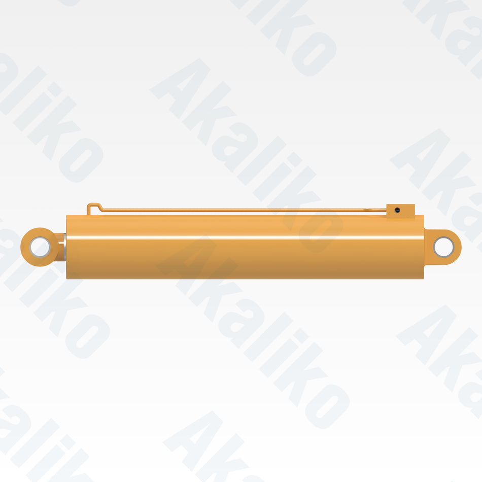 Side view of replacement mast raise hydraulic cylinder for Caterpillar MD6250 rotary drill, OEM part number 518-7837