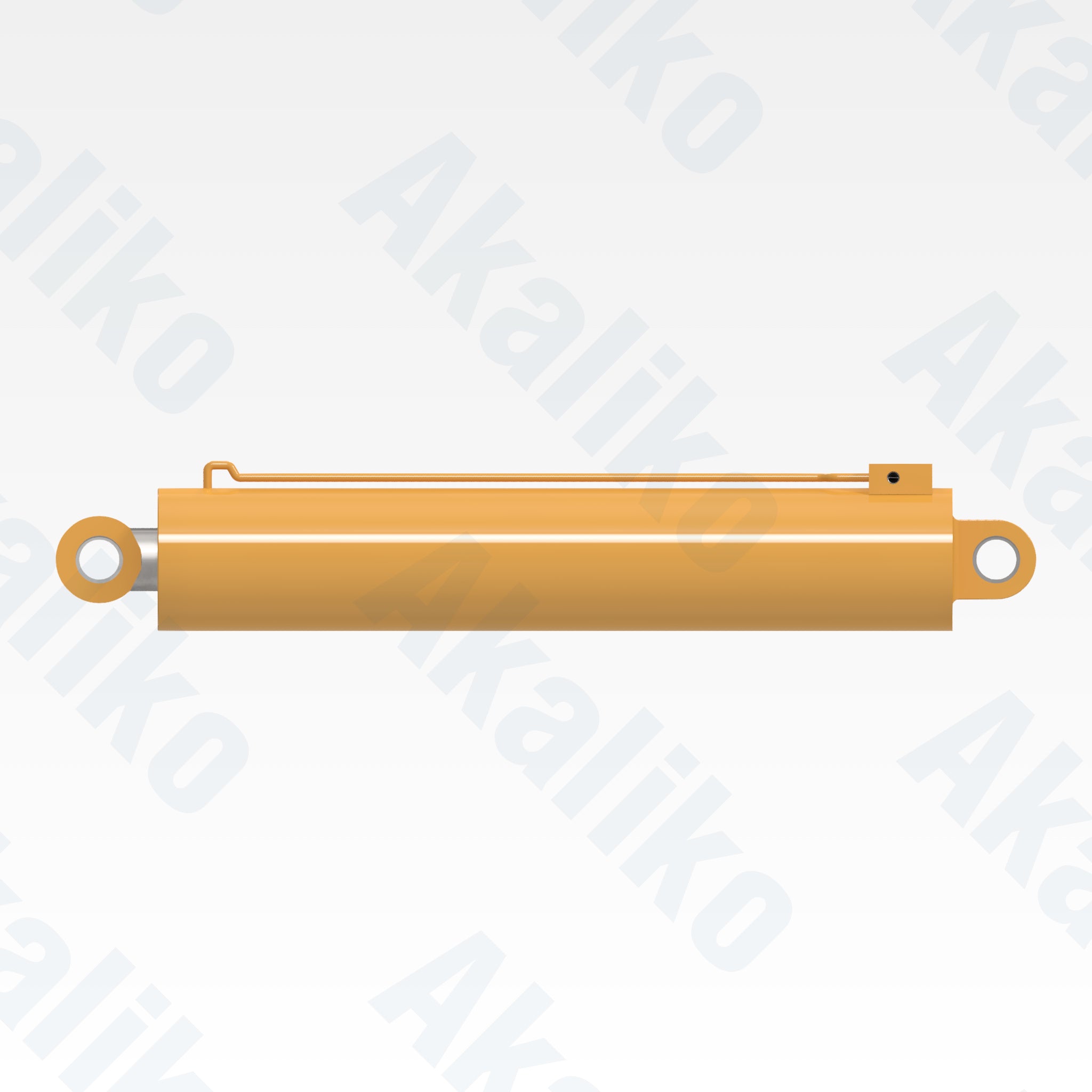 Side view of replacement rear jack hydraulic cylinder for Caterpillar MD6250 rotary drill, OEM part number 447-2670