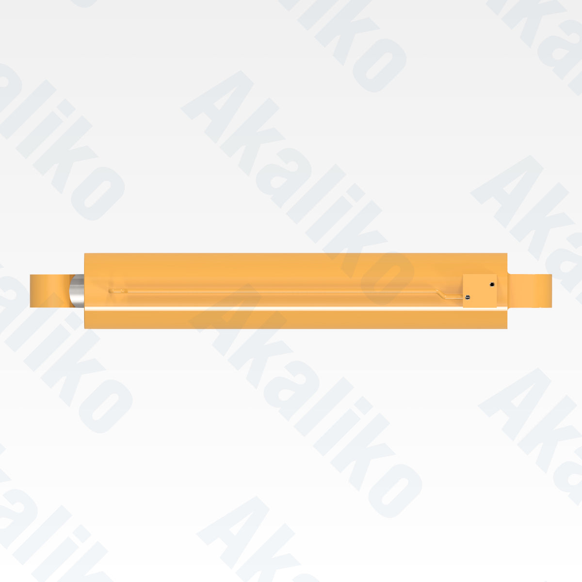 Top view of replacement rear jack hydraulic cylinder for Caterpillar MD6250 rotary drill, OEM part number 447-2670