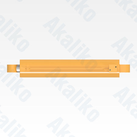 Top view of replacement rear jack hydraulic cylinder for Caterpillar MD6250 rotary drill, OEM part number 447-2670