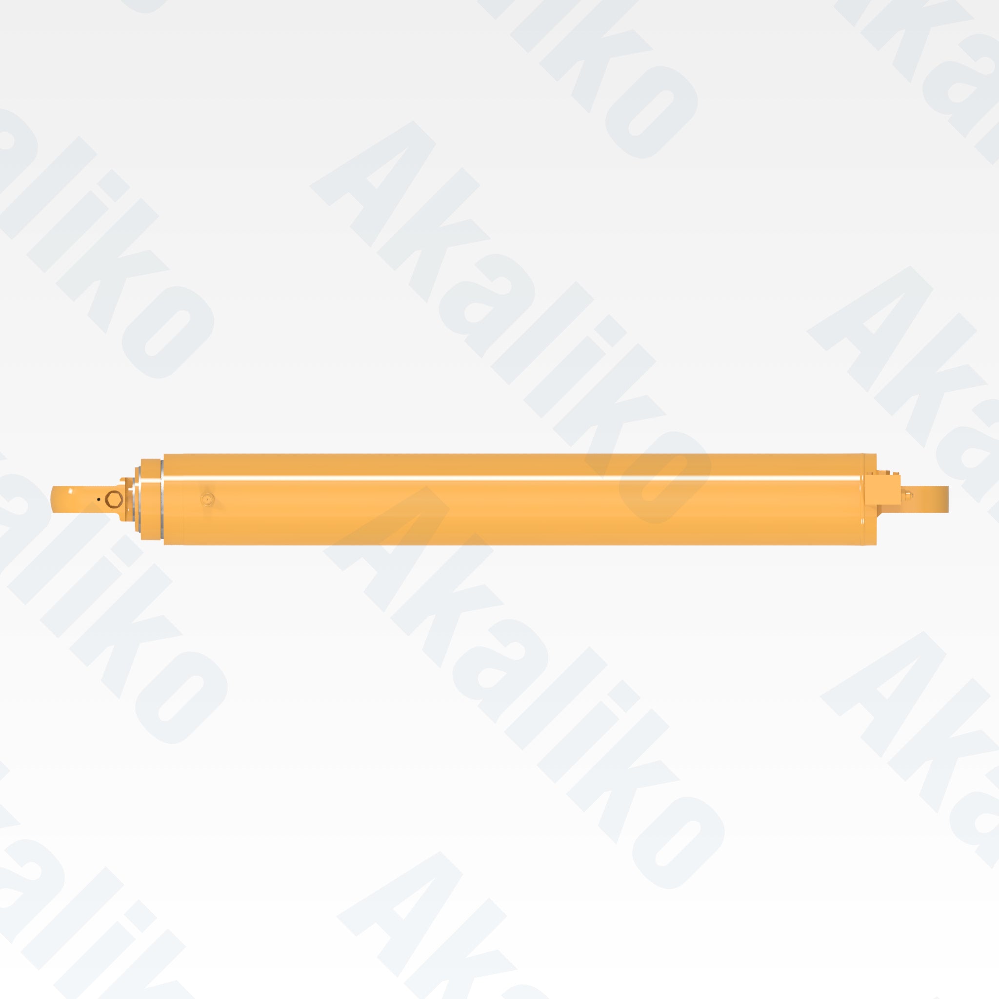 Top view of replacement tower rise hydraulic cylinder for Caterpillar MD6540 rotary drill, OEM part number 476-0283