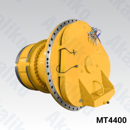 Replacement/aftermarket wheel motor assembly / motorized wheel for Caterpillar MT4400 AC dump truck, model ID 5GEB25A, model family GEB25.