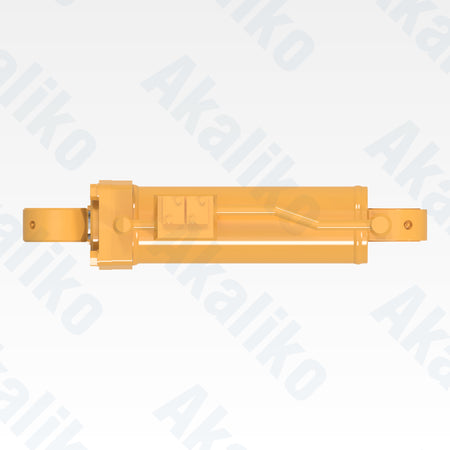 Top view of replacement steering hydraulic cylinder for Caterpillar R1300 underground loader, OEM part number 155-4539