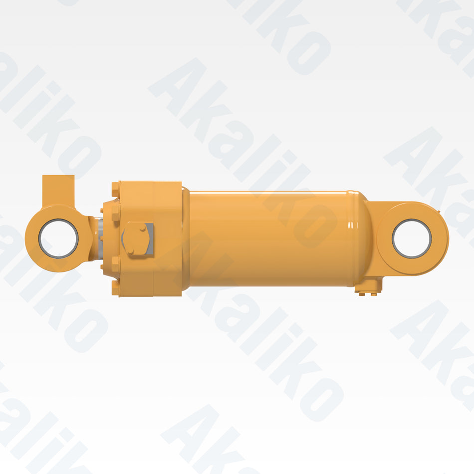 Side view of replacement tilt hydraulic cylinder for Caterpillar R1300 underground loader, OEM part number 154-6904