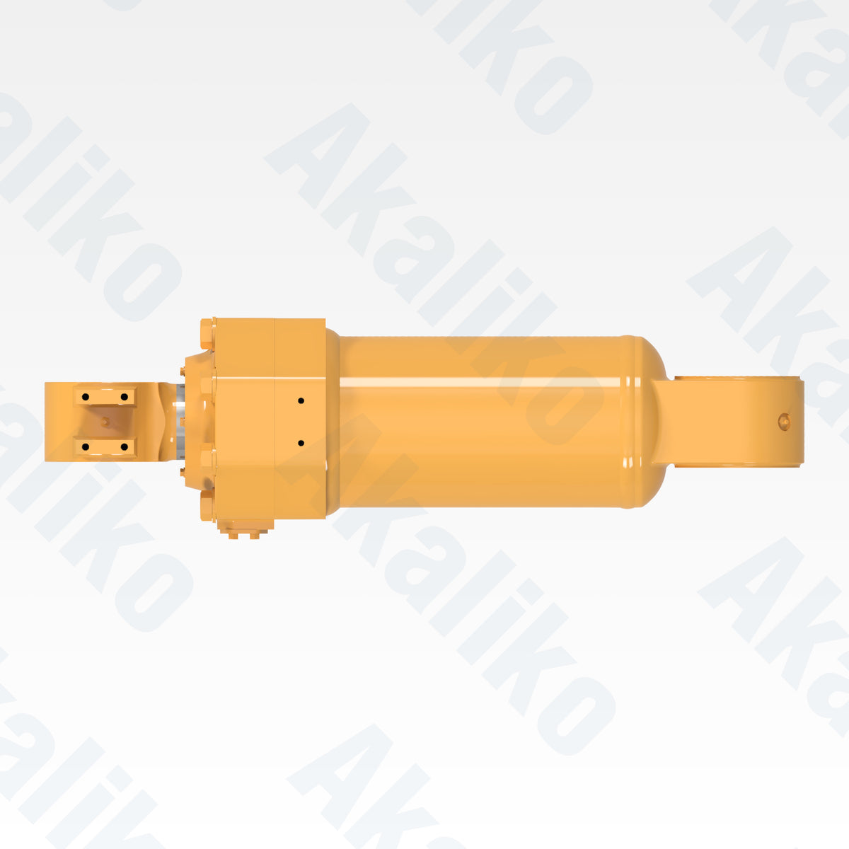Top view of replacement tilt hydraulic cylinder for Caterpillar R1300 underground loader, OEM part number 154-6904