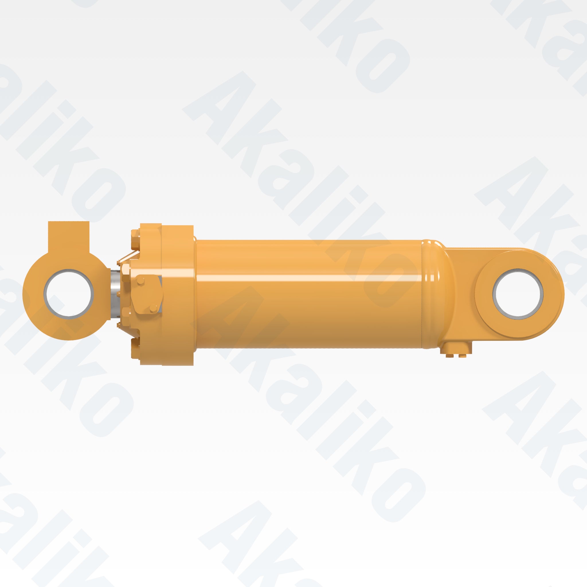 Side view of replacement tilt hydraulic cylinder for Caterpillar R2900 underground loader, OEM part number 174-4700