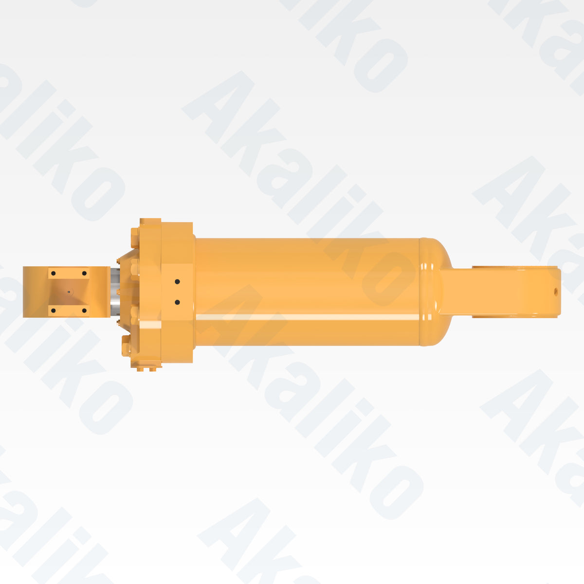 Top view of replacement tilt hydraulic cylinder for Caterpillar R2900 underground loader, OEM part number 174-4700