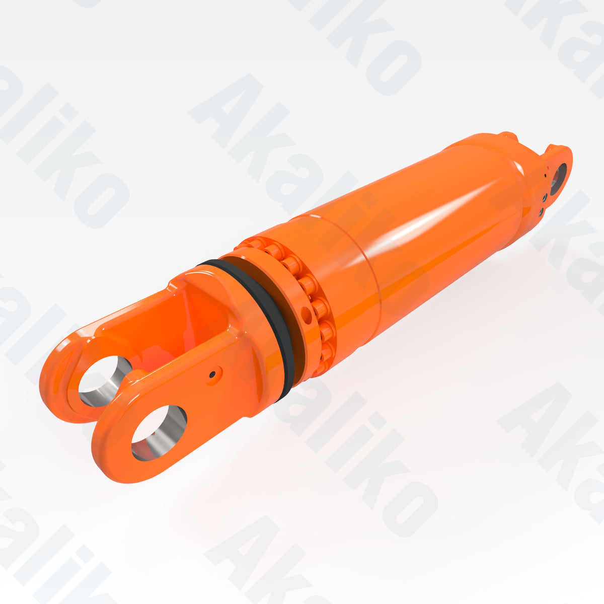 Replacement front suspension hydraulic cylinder for Hitachi EH1700-3 dump truck, OEM part number E12667318, aftermarket heavy equipment parts