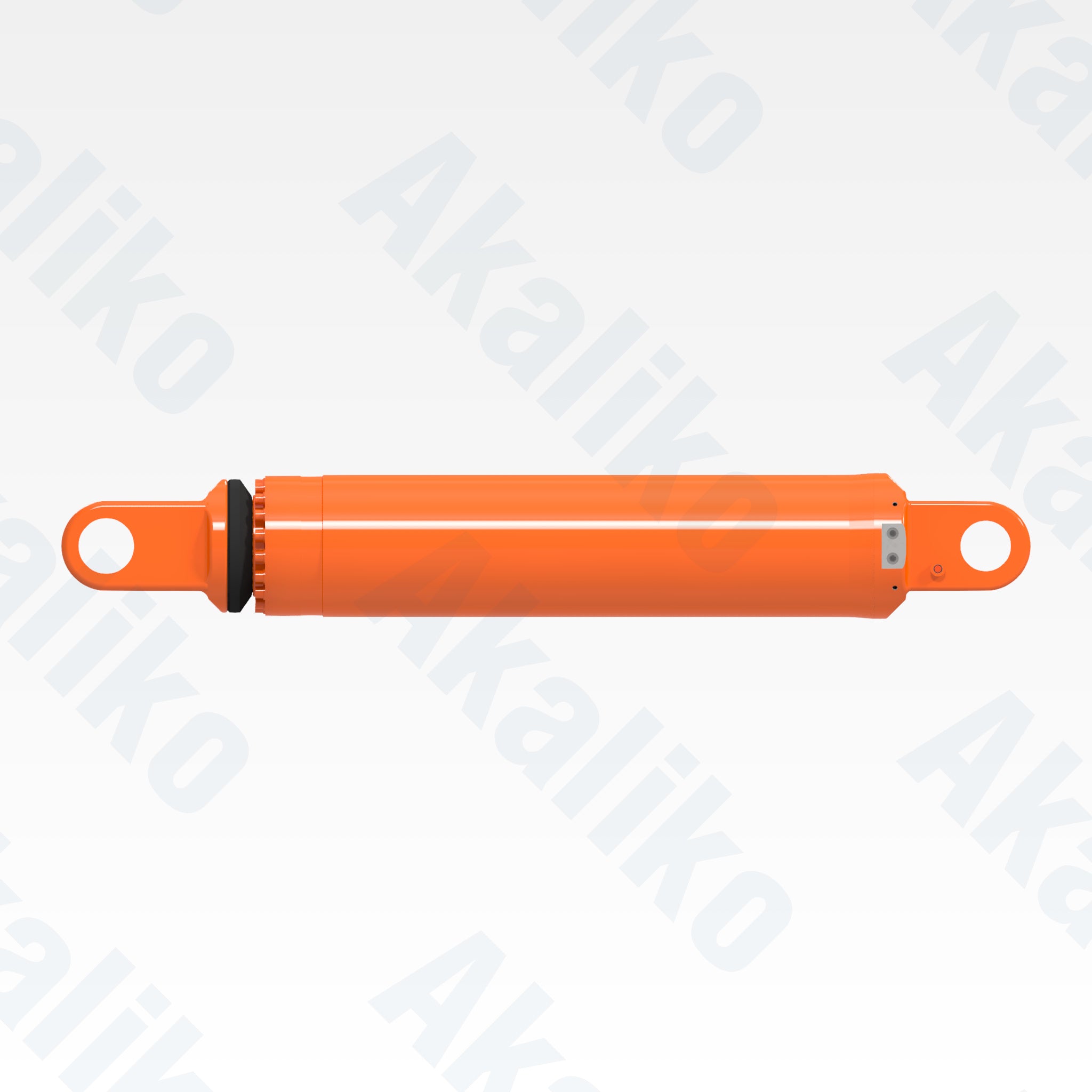 Side view of replacement front suspension hydraulic cylinder for Hitachi EH4000AC-3 dump truck, OEM part number 4708921