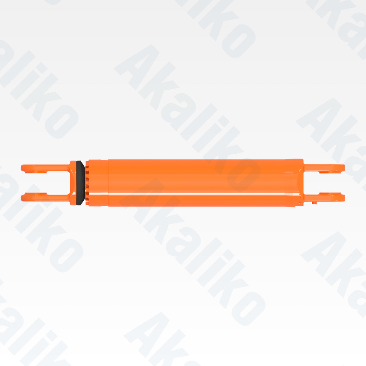 Top view of replacement front suspension hydraulic cylinder for Hitachi EH4000AC-3 dump truck, OEM part number 4708921