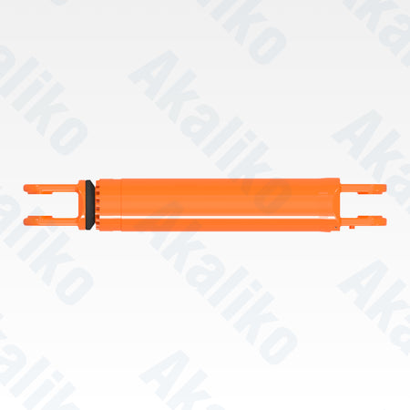 Top view of replacement front suspension hydraulic cylinder for Hitachi EH4000AC-3 dump truck, OEM part number 4708921