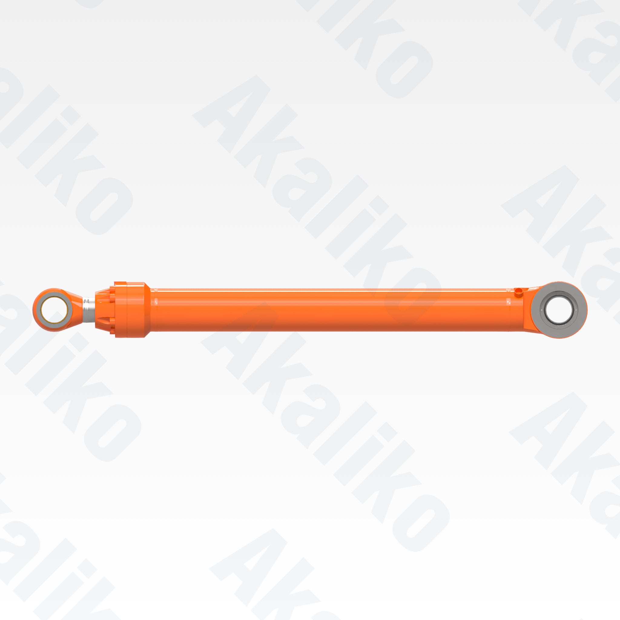Side view of replacement boom hydraulic cylinder for Hitachi EX1200-6 excavator, OEM part number 4682480