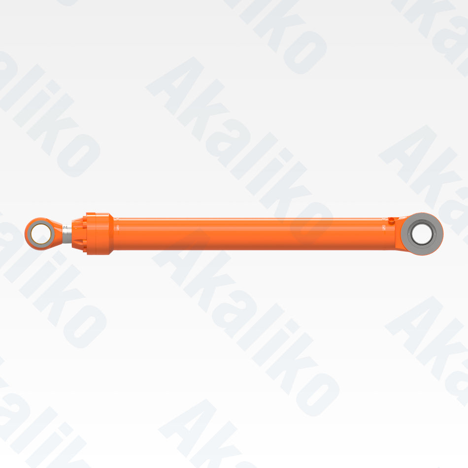 Side view of replacement boom hydraulic cylinder for Hitachi EX1200-6 excavator, OEM part number 4682480