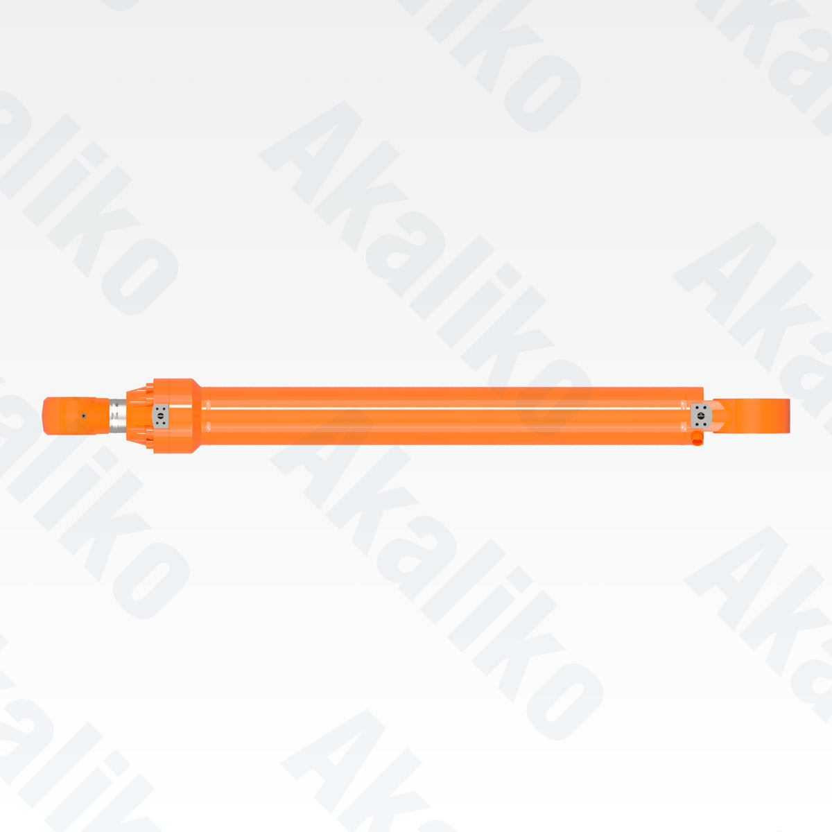 Top view of replacement boom hydraulic cylinder for Hitachi EX1200-6 excavator, OEM part number 4682480