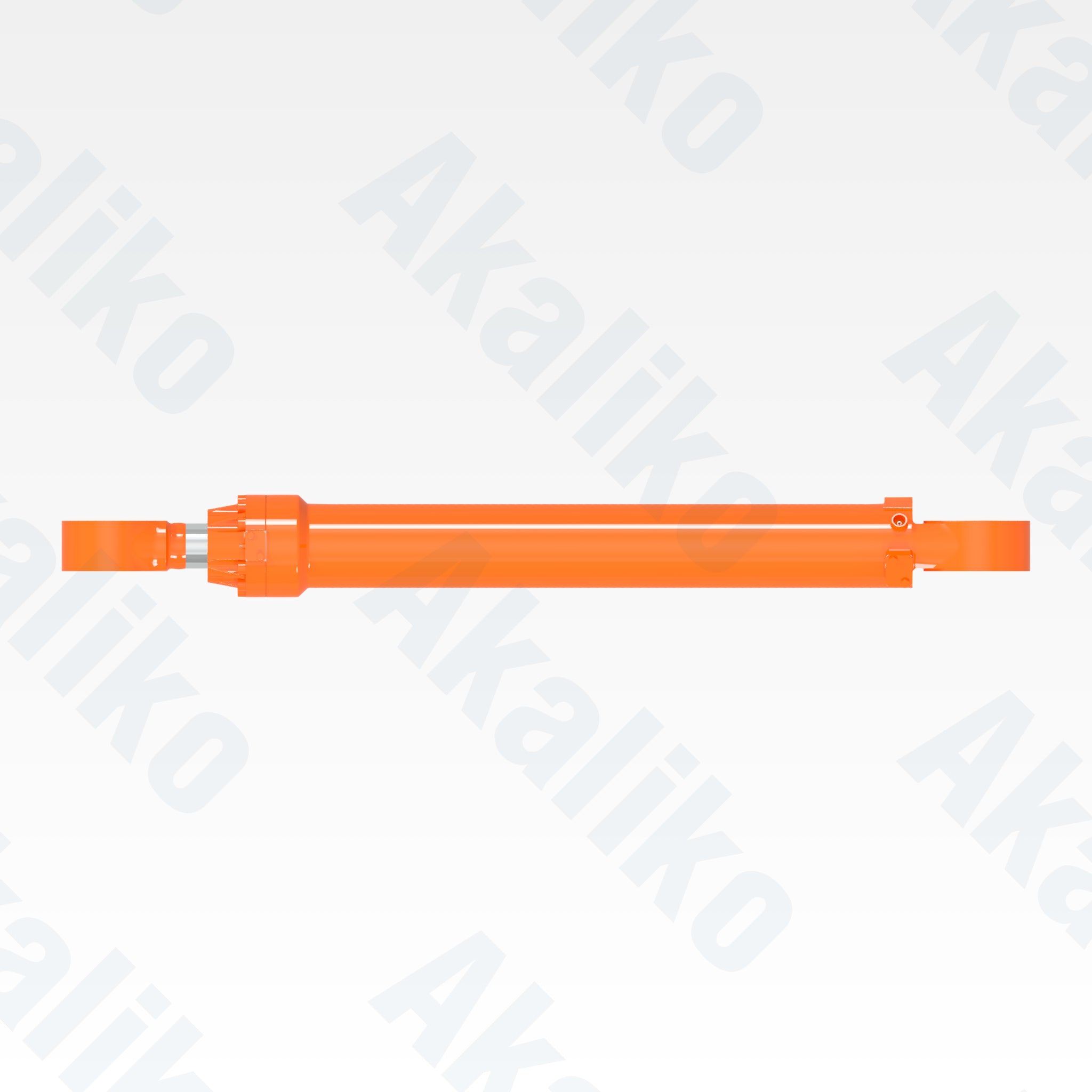 Top view of replacement arm hydraulic cylinder for Hitachi EX1900-6 excavator, OEM part number 4456955