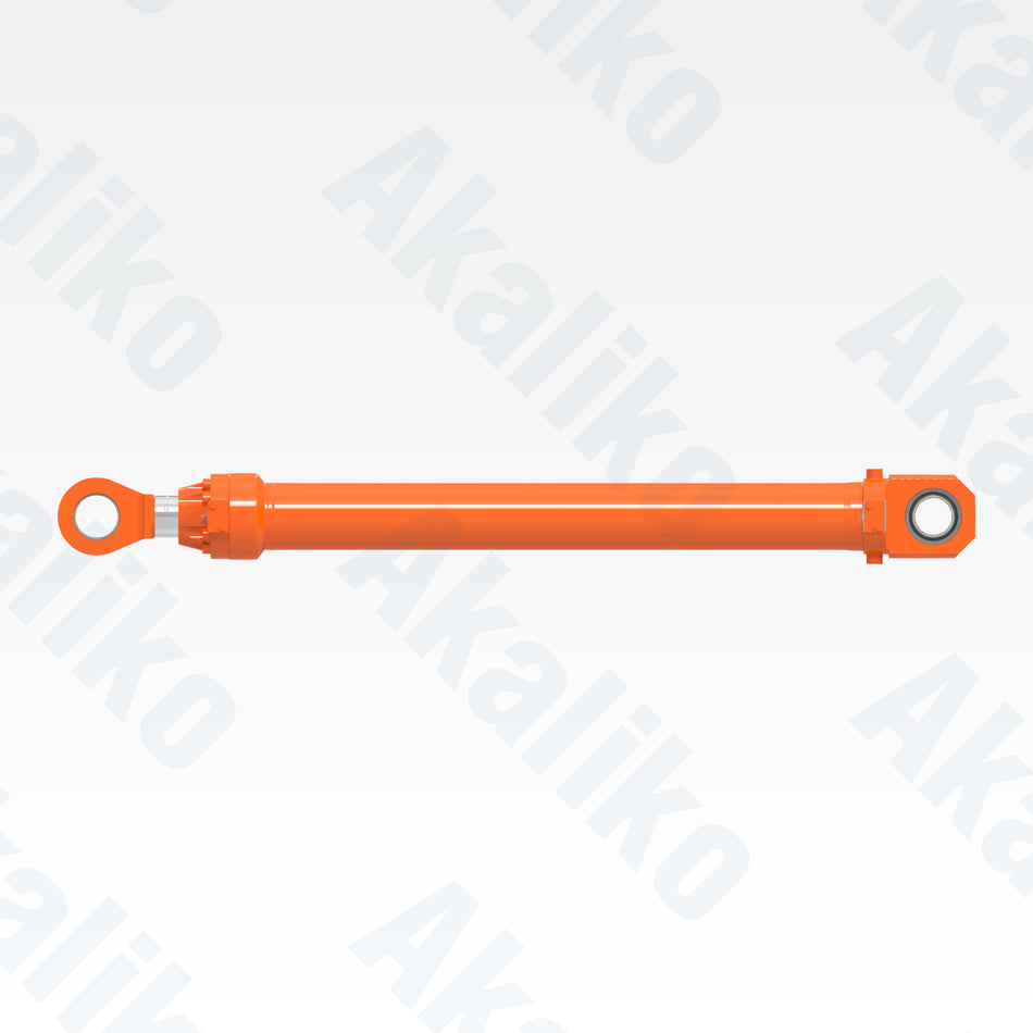 Side view of replacement bucket hydraulic cylinder for Hitachi EX1900-6 excavator, OEM part number 4478057