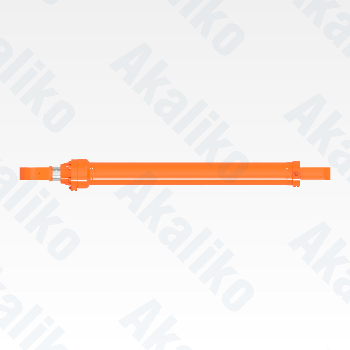 Top view of replacement bucket hydraulic cylinder for Hitachi EX1900-6 excavator, OEM part number 4478057