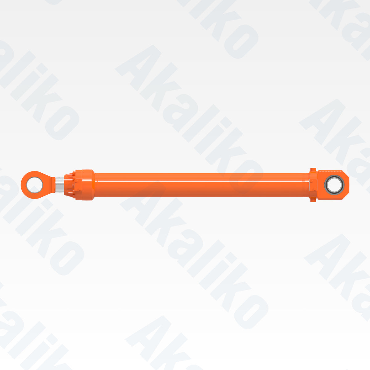 Side view of replacement bucket hydraulic cylinder for Hitachi EX1900-6 excavator, OEM part number 4478058