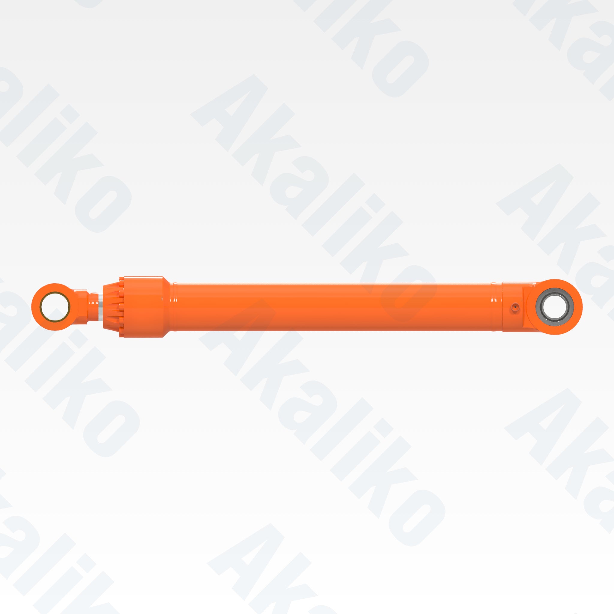 Side view of replacement arm hydraulic cylinder for Hitachi EX2500-5/EX2500-6/EX2600-6 excavator, OEM part number 4418067
