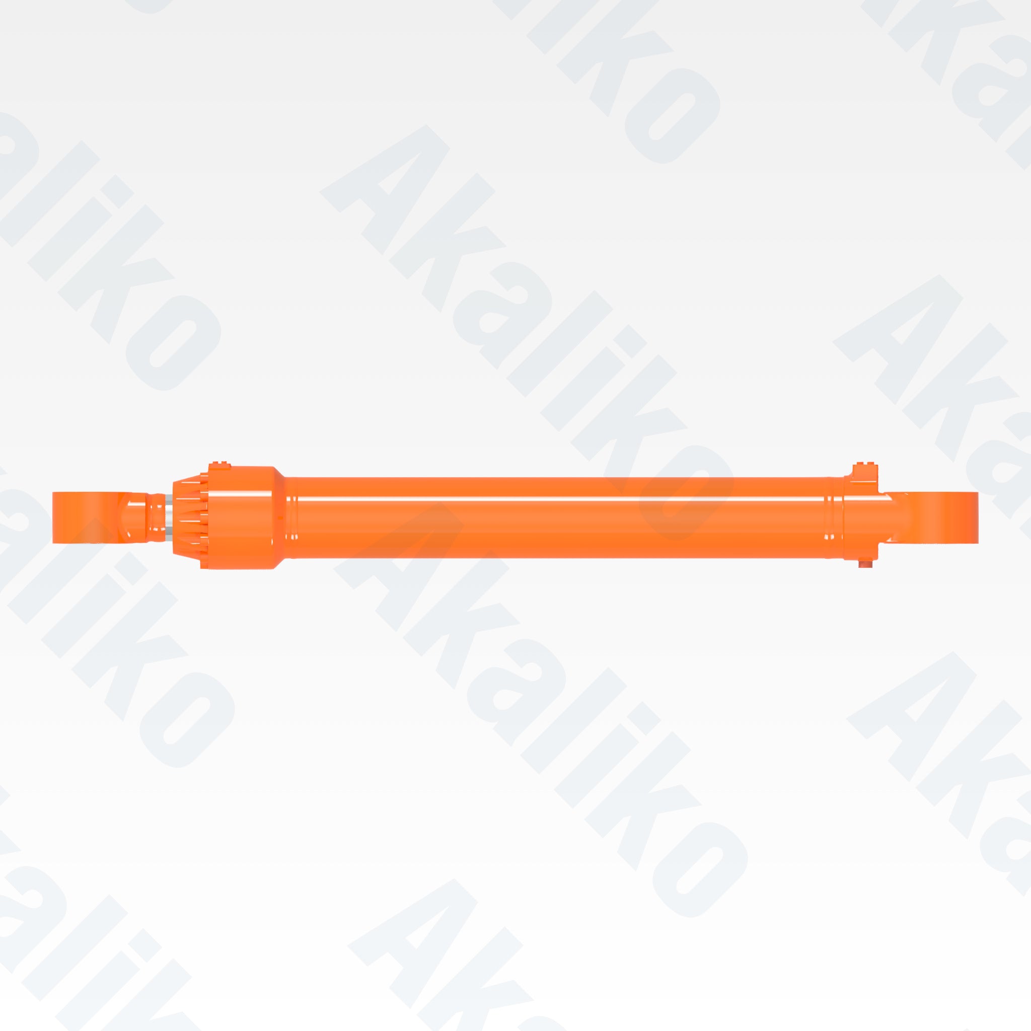 Top view of replacement arm hydraulic cylinder for Hitachi EX2500-5/EX2500-6/EX2600-6 excavator, OEM part number 4418067