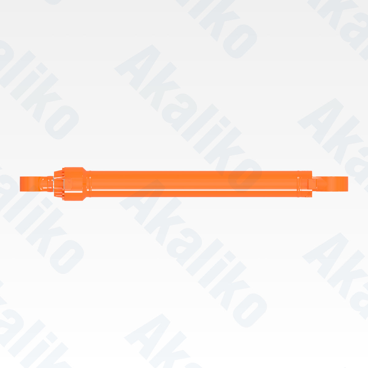 Top view of replacement boom hydraulic cylinder for Hitachi EX2500-5/EX2500-6/EX2600-6 excavator, OEM part number 4436678